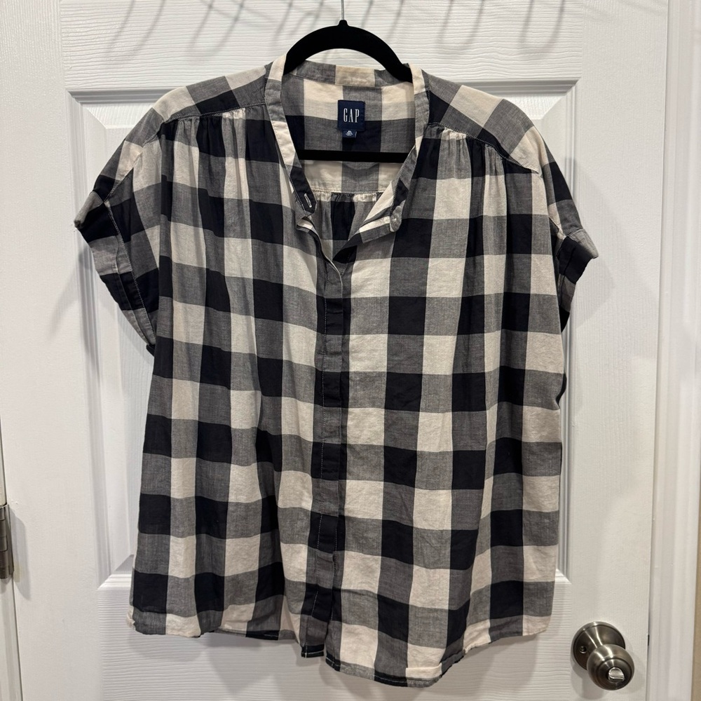 Gap gingham top - XL tall